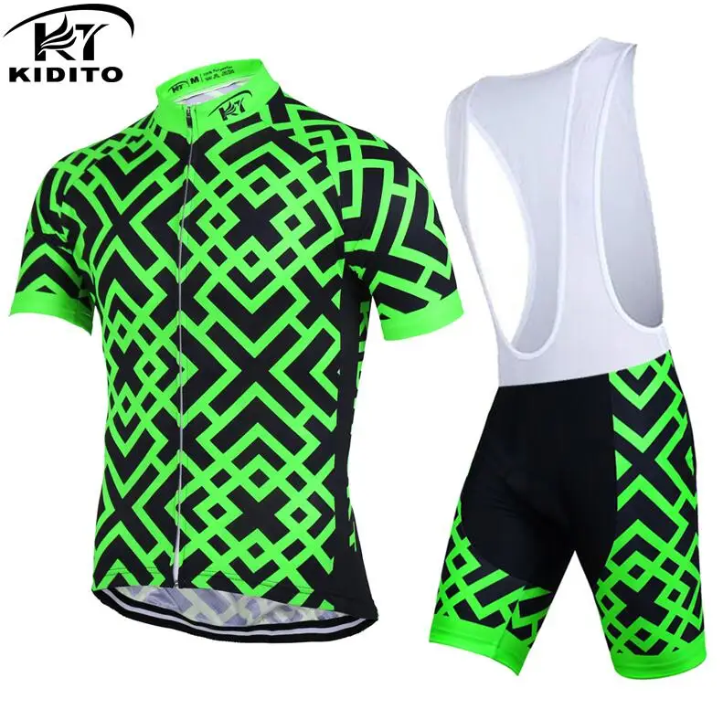 KIDITOKT велосипедная одежда для мужчин MTB велосипедная одежда Maillot Ropa Ciclismo 4 цвета униформа Велоспорт Джерси Набор гоночный велосипед одежда - Цвет: CBJ-BT-2004