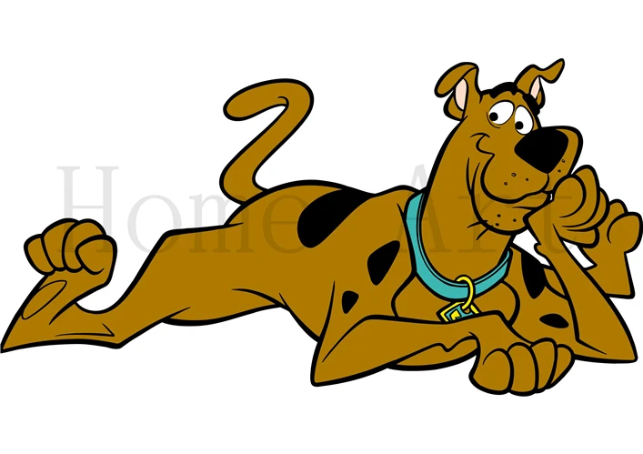 Постер Scooby doo прозрачные наклейки на стену украшение для дома высококачественные