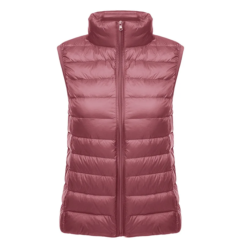 Kostlich New Arrival Autumn Vest Coat Women Ultra Light Sleeveless Jacket Waistcoat Warm Winter Vest Outwear Plus Size Clothing (14)