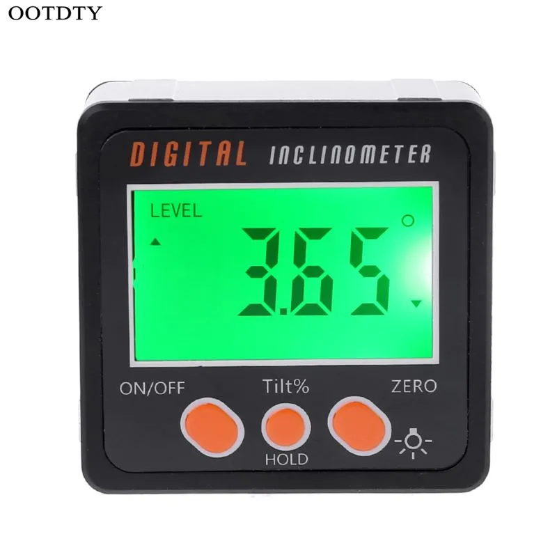 

Digital Inclinometer Electronic Protractor Aluminum Alloy Shell Bevel Box Angle Gauge Meter Measuring tool