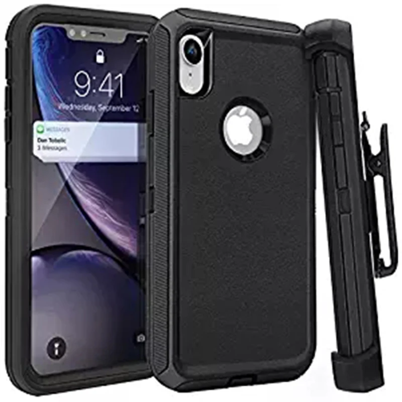 Противоударный чехол 3 в 1 для iPhone X XS MAX 6 6S 7 8 Plus 100 шт. | Мобильные телефоны и