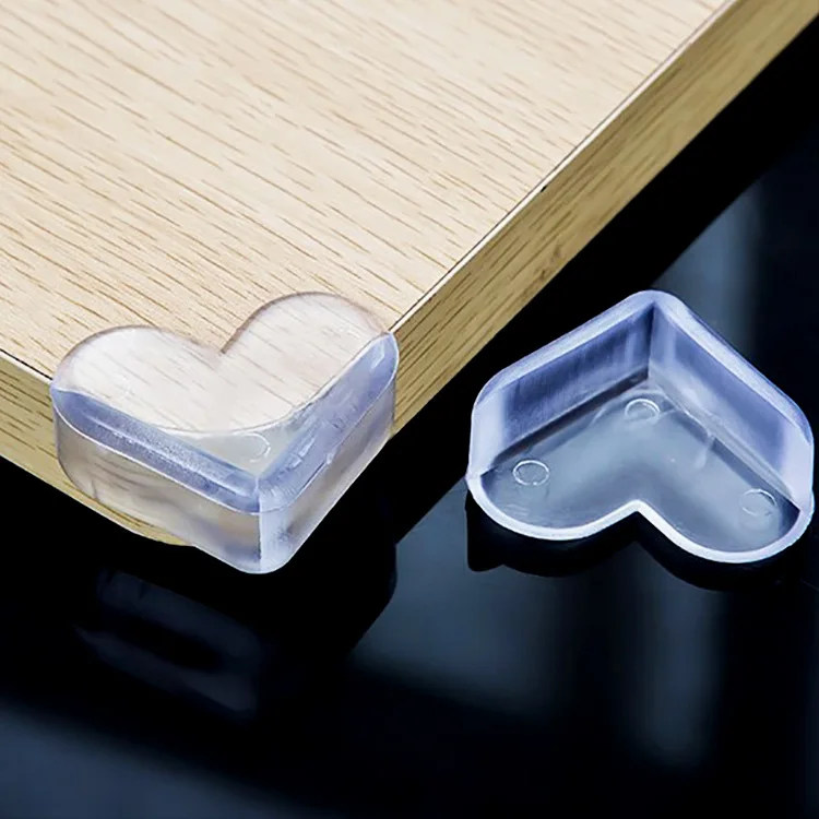 

Baby heart type collision prevention angle child safety transparent protective table corner pad widening, thickening