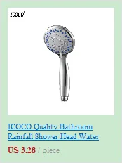ICOCO 300 крошечные отверстия Давление воды бустерный сохранение площади Насадки для душа ручной площадь душ для купания ручной душ для ванной