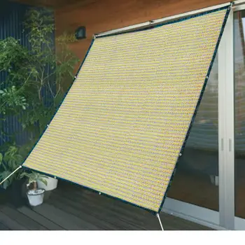 

Sun Shelter Sunshade Protection Net 6-pin Thickened Outdoor Canopy Garden Patio Pool Shade Sail Awning Camping Picnic Tent 2*2M
