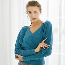 Новая женская спортивная футболка с длинным рукавом, женский свитер, быстросохнущая рубашка для бега, свободная одежда для йоги