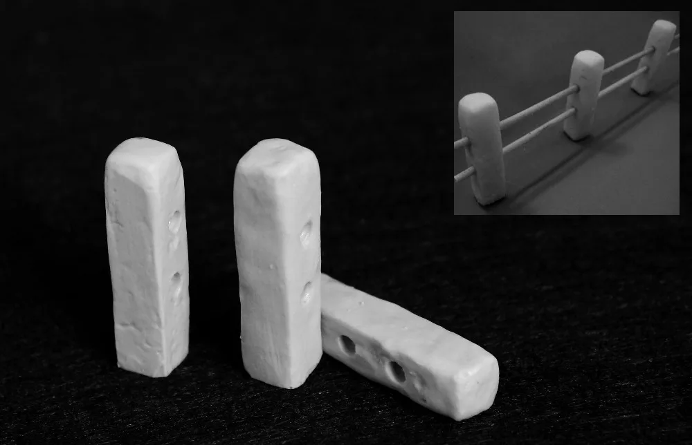 

Toy 1/35 Resin Models Soldier Scene Scene Model Accessories Rail Fence Stone Model Free Shipping