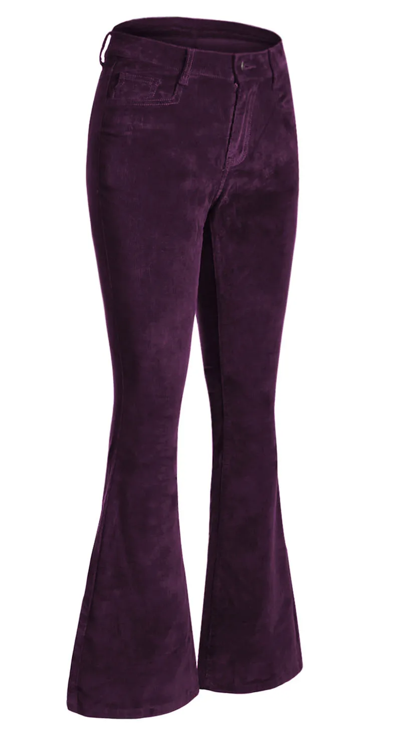 SEBOWEL, женские бархатные широкие брюки с высокой талией, повседневные брюки палаццо для дам, женские брюки, весенние, Осенние, зимние брюки, S-XL