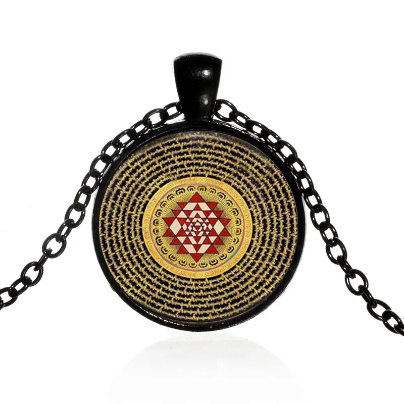 SONGDA Sri Yantra ожерелье буддийская духовная медитация Священная Геометрия