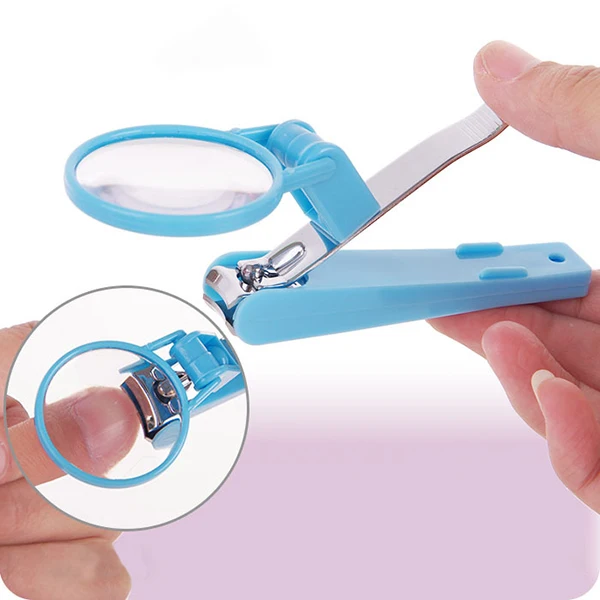 1 шт. пожилых детей карман Finger Toe Nail Clipper Резак бритвы увеличительное Стекло триммер Маникюр Педикюр Уход Ножницы Инструменты