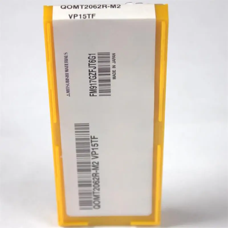 

QOMT2062R-M2 VP15TF 10pcs/lot Mitsubishi Milling Cutter CNC Inserts For Stainless Steel, Steel QOMT2062R-M2 VP15TF