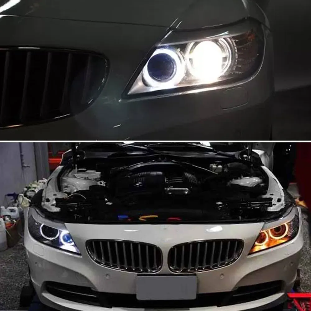 2x высокое Мощность Прямая замена ангельские глаза гало кольца светодиодный лампы для BMW E60 E61 E63 E64 E70 X5 E71 X6 E82 E87 E89 Z4 E90 E91 M3