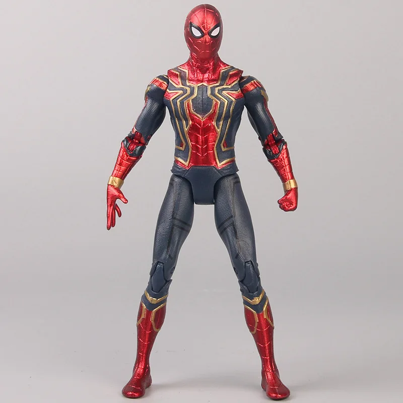 

15cm Marvel the Avengers Endgame Infinity War Iron Spider Man Amazing Spiderman Movable Action Figure Model Toy for Kids Gift