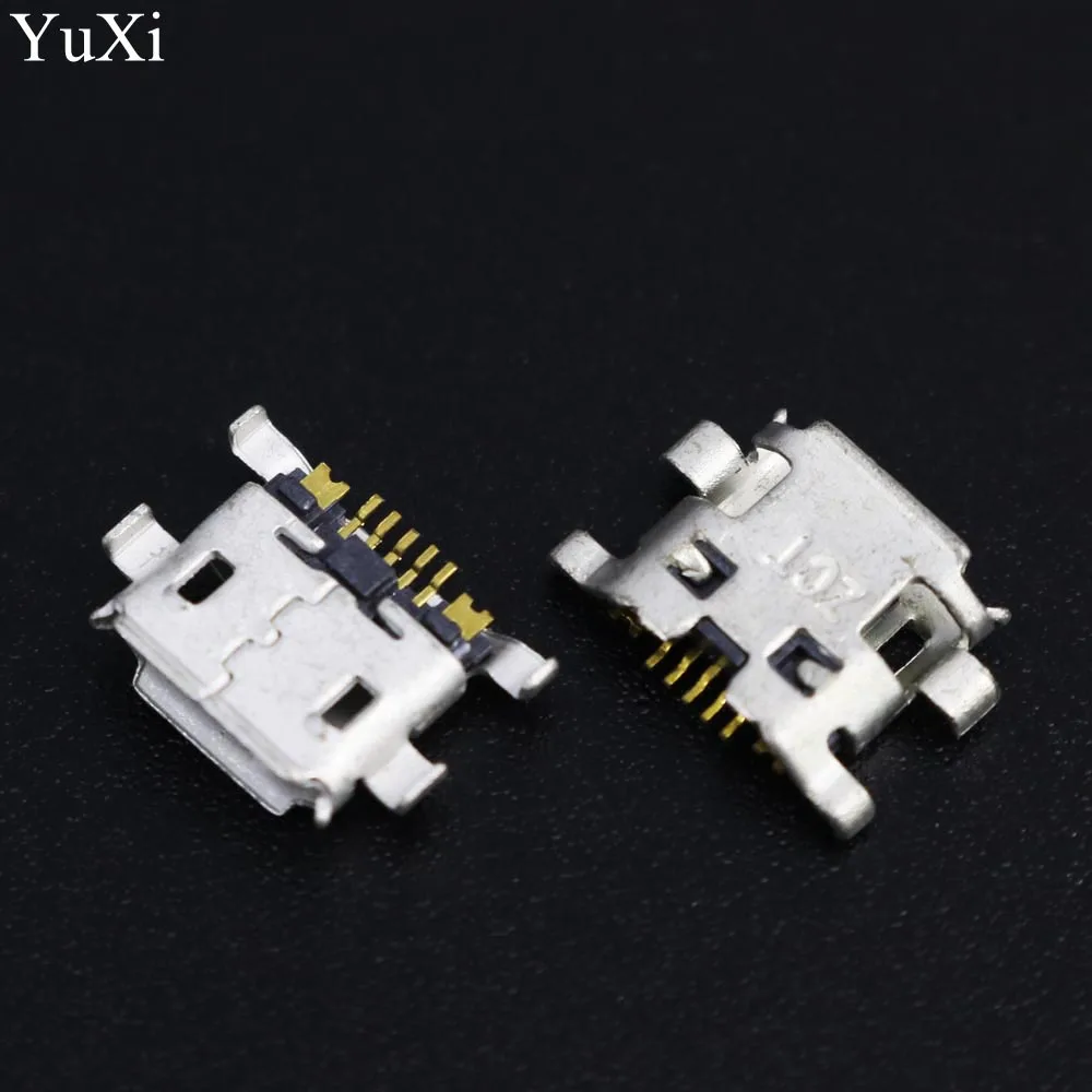 

100pcs/lot Charging port Micro USB Port Dock jack socket mini Connector replacment plug For ZTE ZMAX Z970 MAX N9520 Z740G Phone