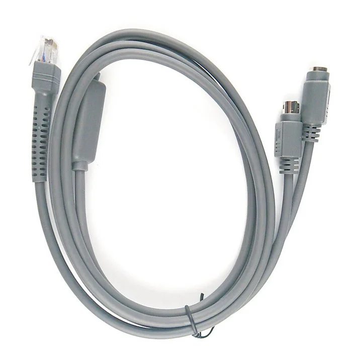 2 шт. сканер штрих кода PS2 кабель 3 м (10 футов) для символа LS2208AP LS1203 LS4208 LS4278 DS6707 DS6708