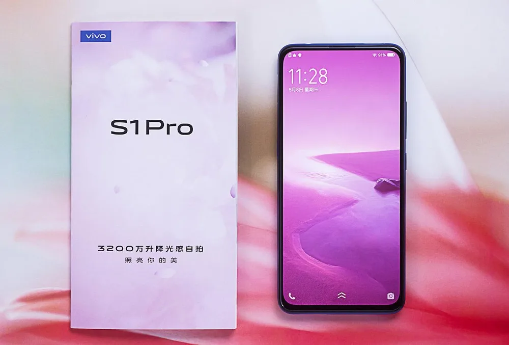 Мобильный телефон Vivo S1 Pro, 6,39 дюймов, 6 ГБ ОЗУ, 256 Гб ПЗУ, Восьмиядерный процессор Snapdragon 675, Android 9, камера 32 МП, 3700 мАч, смартфон