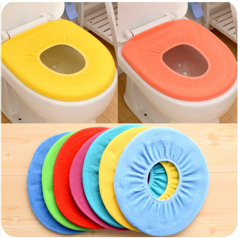 

Soft Toilet Cover Seat Lid Pad Comfortable Bathroom Closestool Protector Bathroom Accessories Set Toilet Seat Cover Mat 1pcs/lot