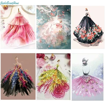 

Sophie Beauty Home 5D Diamond Wedding Series Colorful Resin Cross Stitch 3D Crystal Full Decoration Diy Painting Mosaic Pattern