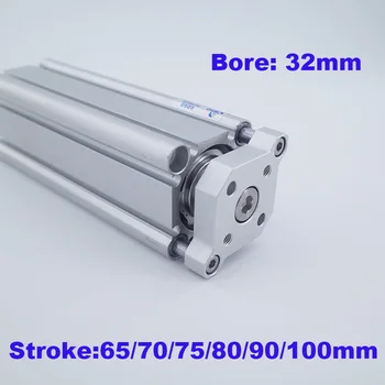 

smc type air cylinder CQMB/CDQMB bore 32mm stroke 65/70/75/80/85/90/95/100mm compact rod guide cylinders piston pneumatic