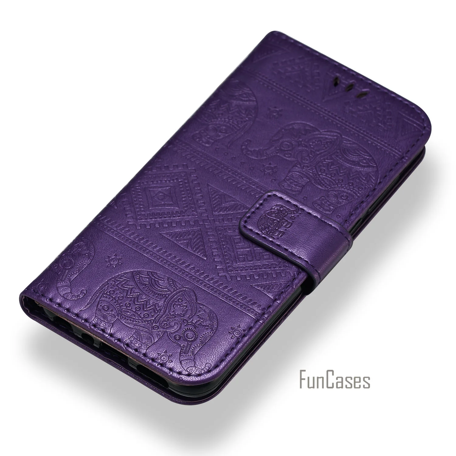 Тиснение флип чехол для телефона СПС Estuche huawei Enjoy 7 S слот карт Carcaso ювелирный Ascend P