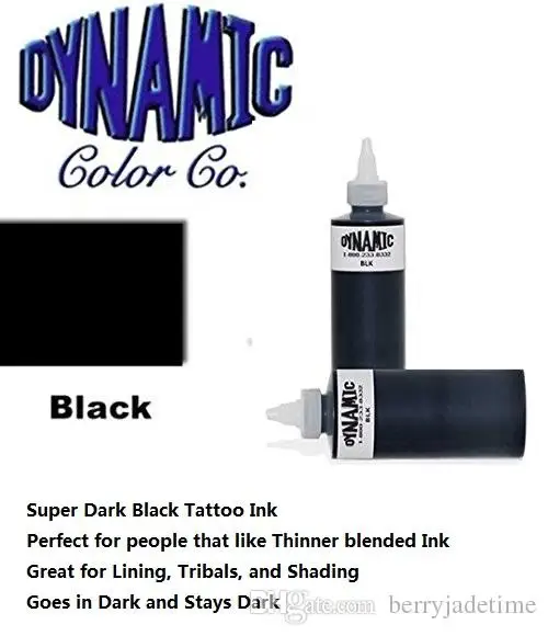 

High Quality USA Import Tattoo Ink All Purpose Black Color Set 2oz or 1oz Bottles Pigment Supplies