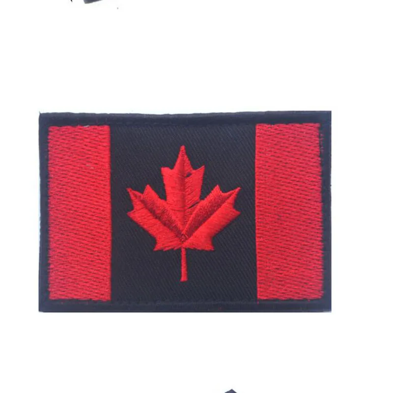 Canadian-National-Flag-Maple-Leaf-Flag-Embroidery-Badge-Embroideried-Icons-Military-Uniform-Tactical-Bandage-Patch-Patches (2)