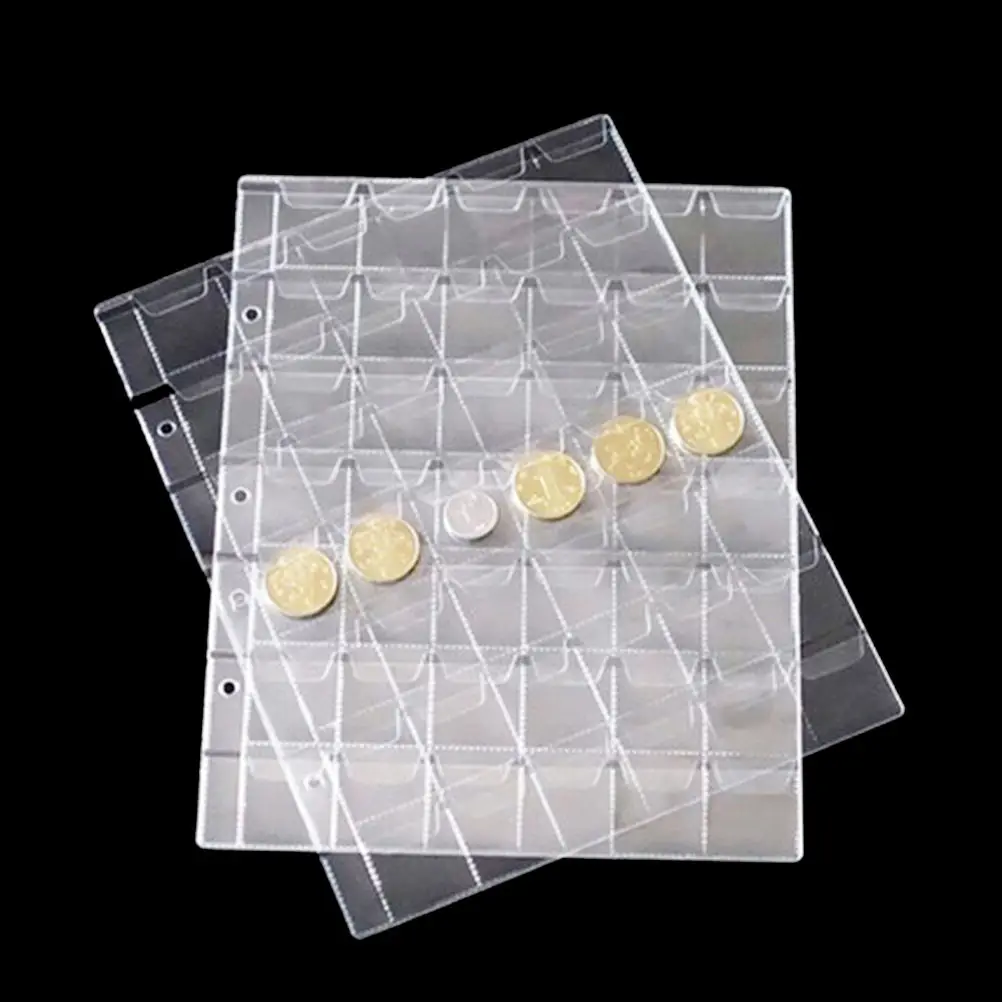

1/2 Pages 20/30/42 Pockets Album Pages Holders Folder Sheets For Classic Coin Storage Collection Album