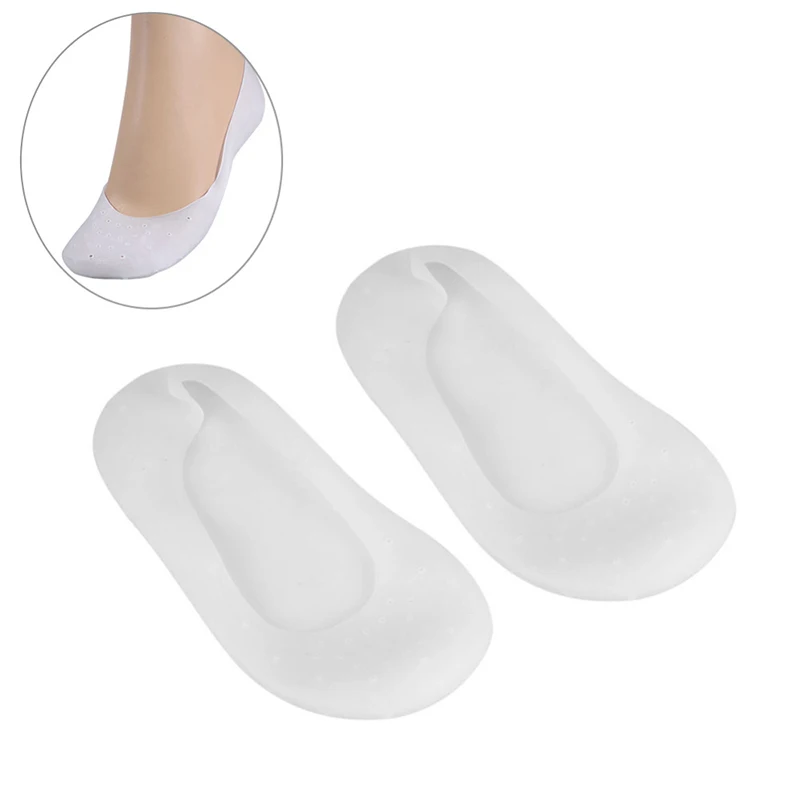 1 пара силиконовых гелевых носков на каблуке деликатное увлажнение как трещины