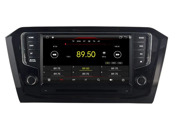 Perfect Navirider car dvd player multimedia autoradio android 8.1 wifi gps navigation for  Passat B8 2015-2018 headunit stereo 1
