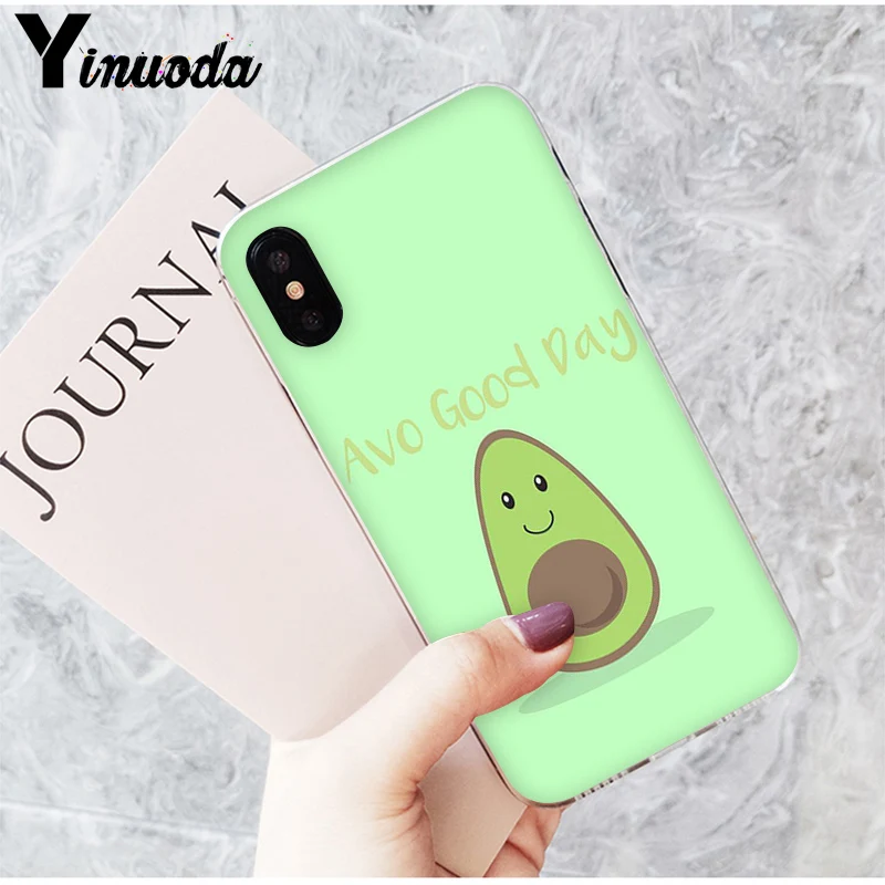 Yinuoda авокадо эстетический милый Модный узор чехол для телефона для iPhone 6 6s 7 7plus 8 8Plus 5S SE XR 10 11 11pro 11promax - Цвет: A6