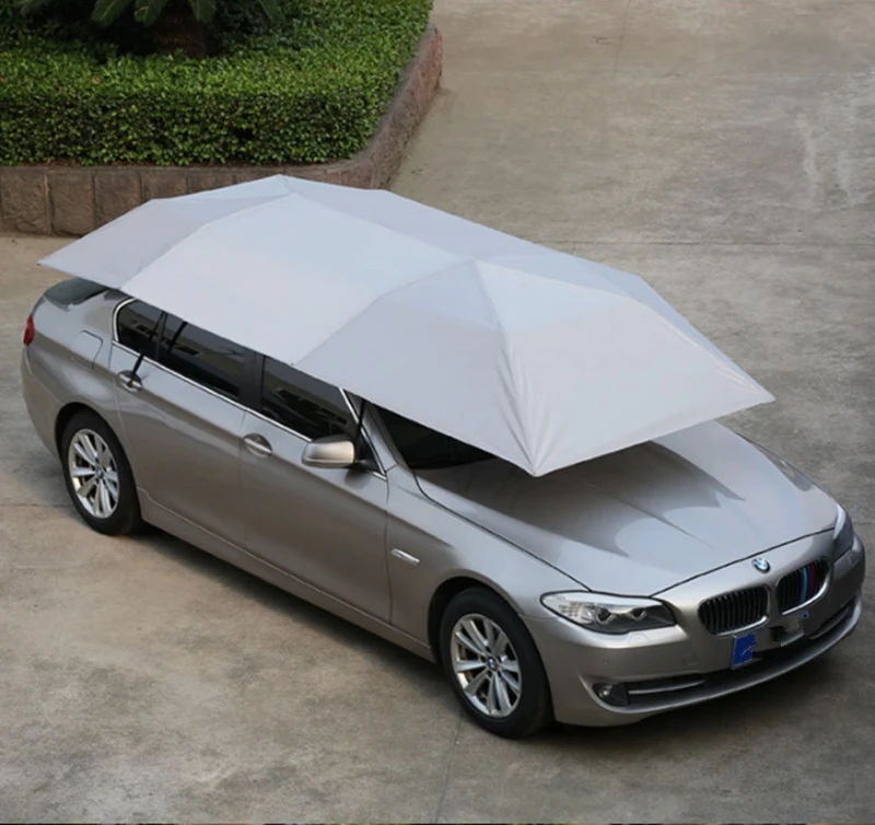 

Automatic Or Semiautomatic Waterproof Car Umbrella Automobile Cover Remote Control Portable Outdoor