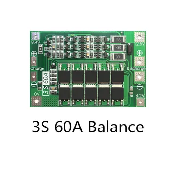 

3S 60A BMS board/ Li-ion 12.6V 18650 BMS PCM battery protection board for li-ion battery with Balance