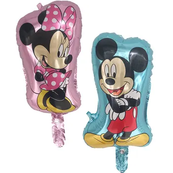 

1PC mini 50*26cm Mickey Minnie balloon balloon Aluminum foil balloons birthday party decorations kids toy globos