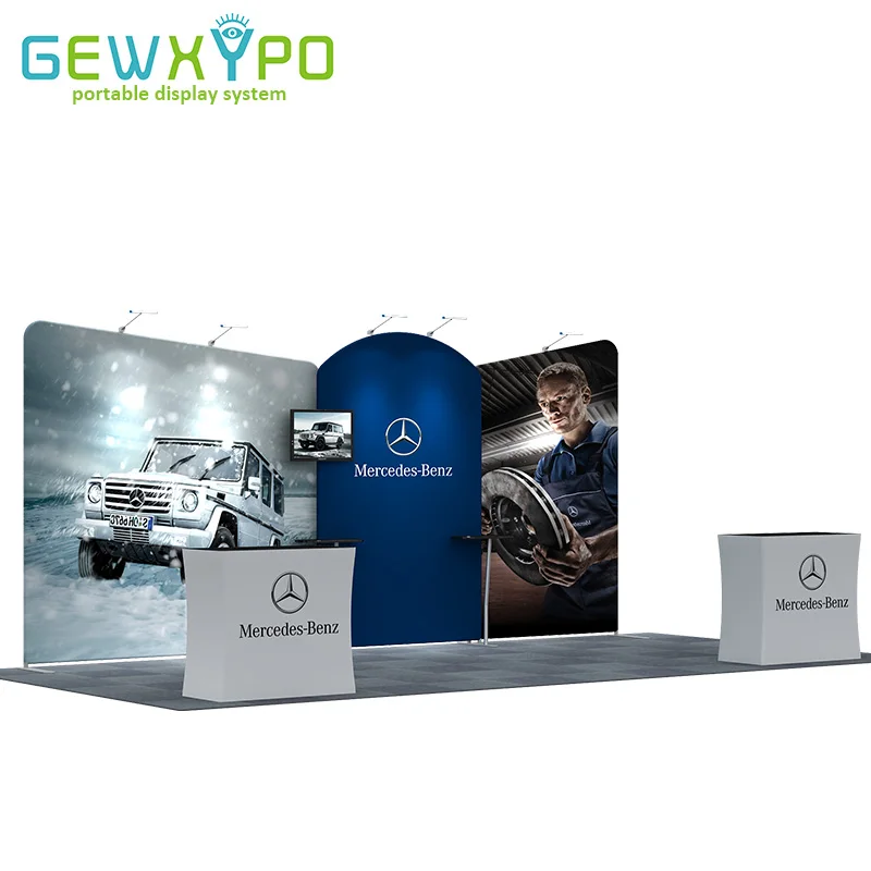 20ft 10ft Booth Size Quick Set Up Advertising Banner Graphic