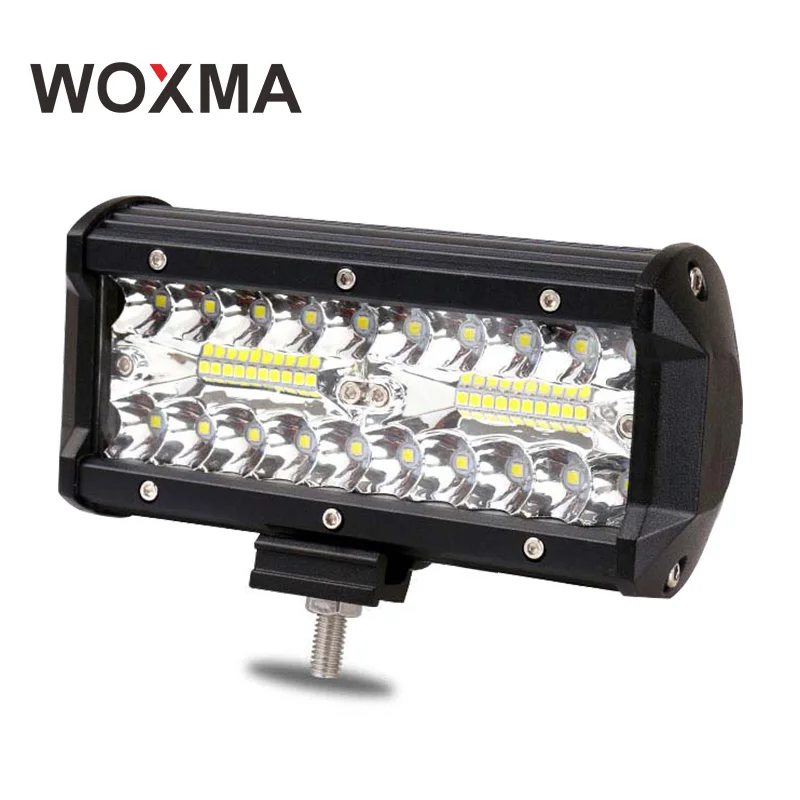 Beste Verlichting Auto LED Bar 4x4 Offroad 12 v Motorfiets 120 w Combo 6000 k Wit Super Helderder 4WD Pickup Truck Driving Lamp WOXMA