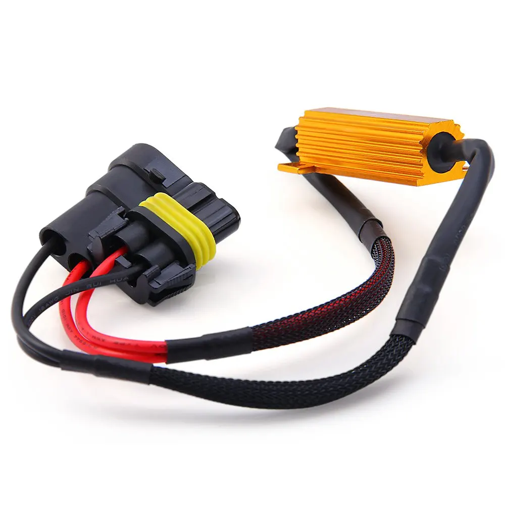50W HB3 HB4 Car LED Turn Signal Resistor for BMW Audi LED Connector