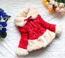 Livraison gratuite filles détail fausse fourrure manteau automne / hiver vêtements enfants enfants veste chaude vêtements en stock. Code des marchandises : 9