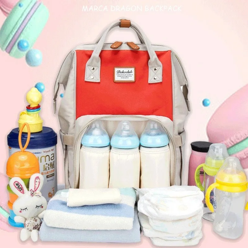 

sweet colors Fashion Mummy Maternity Changing Diaper Nappy Stroller Bag Backpack Organizer Nursing bags Dropshipping