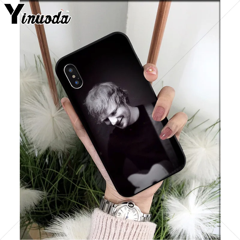 Yinuoda поп-певец звезда Ed Sheeran силиконовый мягкий ТПУ чехол для телефона для iPhone 6S 6plus 7plus 8 8Plus X Xs MAX 5 5S XR - Цвет: A6