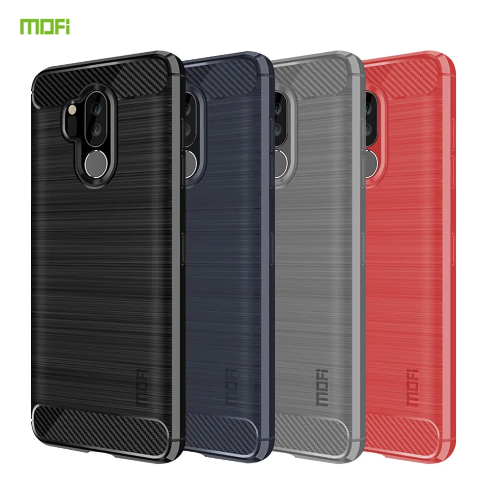 MOFi Phone Case for LG G7 ThinQ Cover 6.1 inch Soft Carbon Fiber