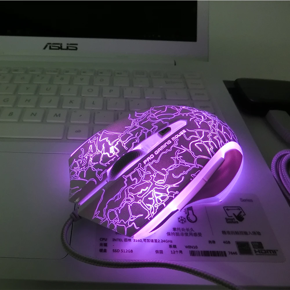 Оригинальный Rapoo V20S оптическая USB Проводная Professional Gaming мышь 3000 точек на светодио