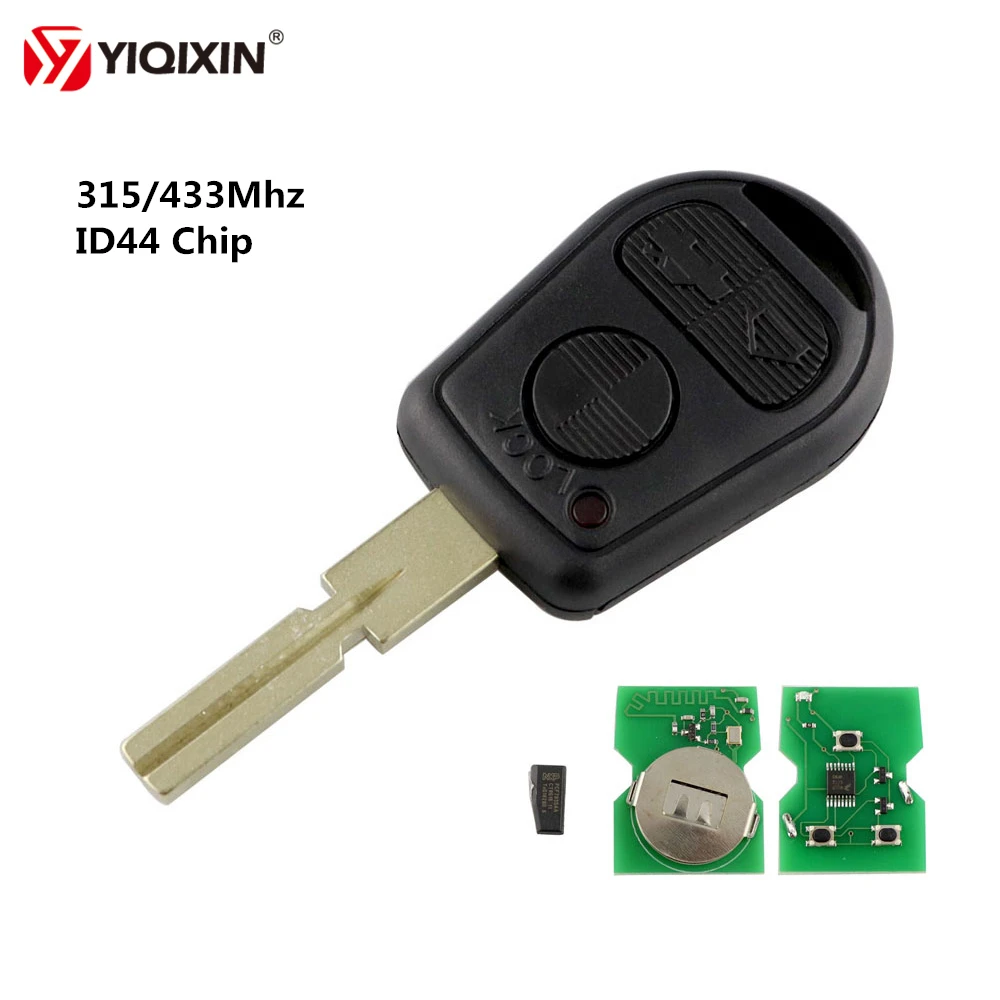Yiqixin 3 Button Remote Key Replacement Fit For Bmw E31 E32 E34 E36 E38 yiqixin-3-button-remote-key-replacement-fit-for-bmw-e31-e32-e34-e36-e38
