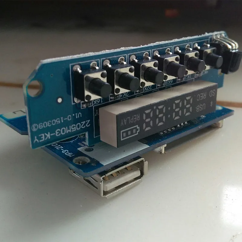 USB декодер с функцией записи Bluetooth 5 В клавиша дистанционного управления