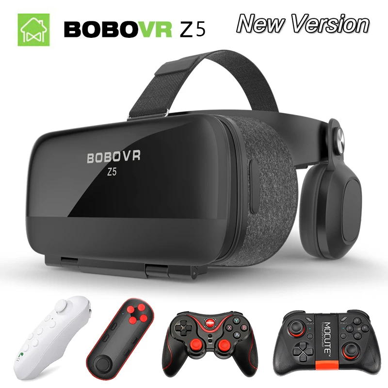 Bobovr Z5 3D очки виртуальной реальности VR Google картона Bobo VR гарнитура для шлем виртуальной реальности 4.7-6.2 дюймов Смартфон приставка игровая