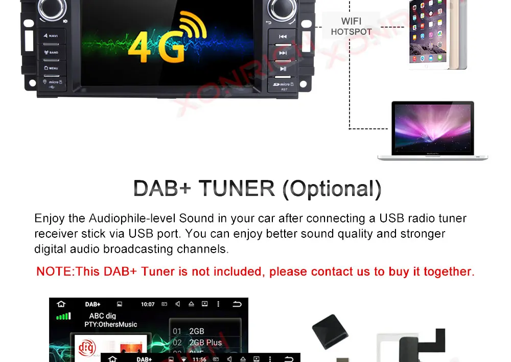 Sale 2 Din Android 8.1 Car DVD Player For Jeep Grand Cherokee Chrysler 300C Compass Patriot Dodge Sebring GPS Navigation Radio Stereo 19