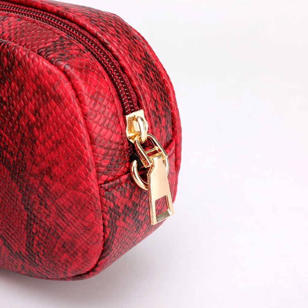 Модная сумка на пояс со змеиным принтом; женская сумка из искусственной кожи; поясная сумка;#3