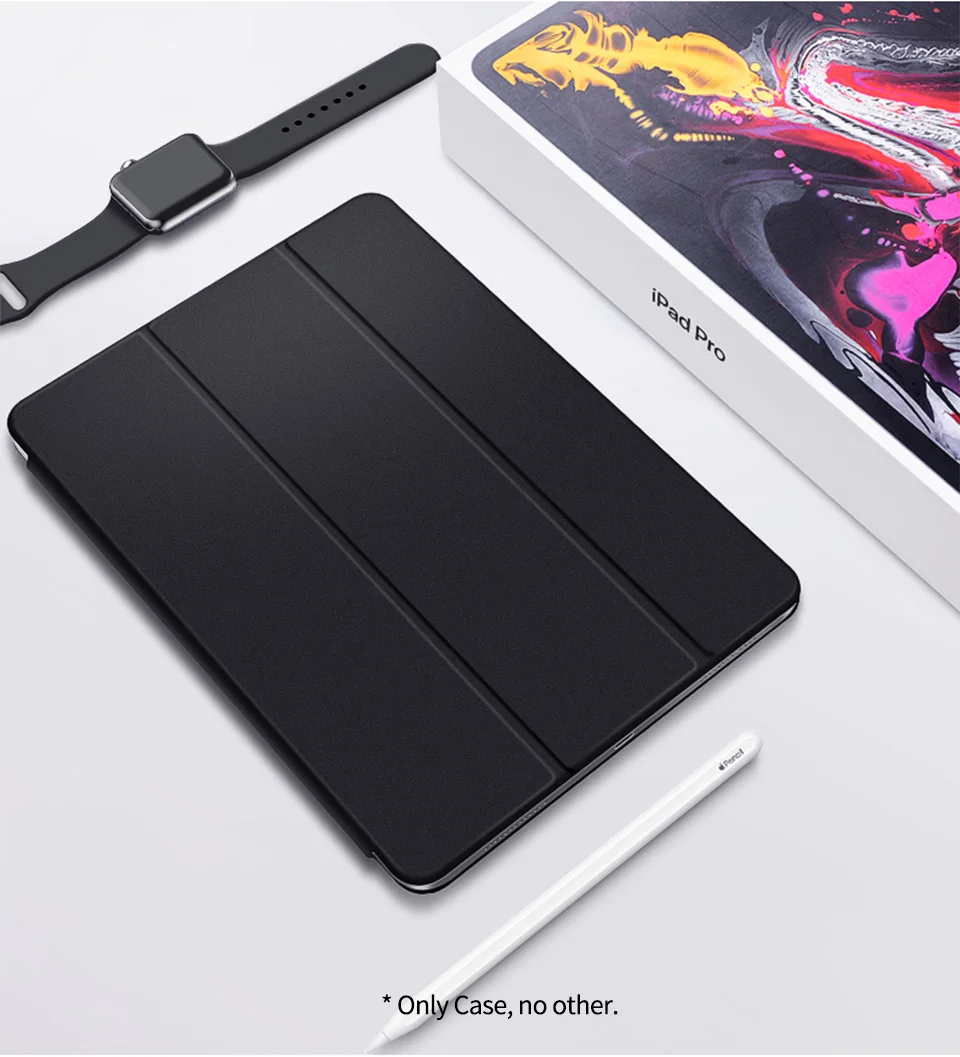 PZOZ для ipad Pro 12,9 чехол с магнитной защитой чехол Funda поддержка для ipad Pro 11 из искусственной кожи защитный смарт-флип