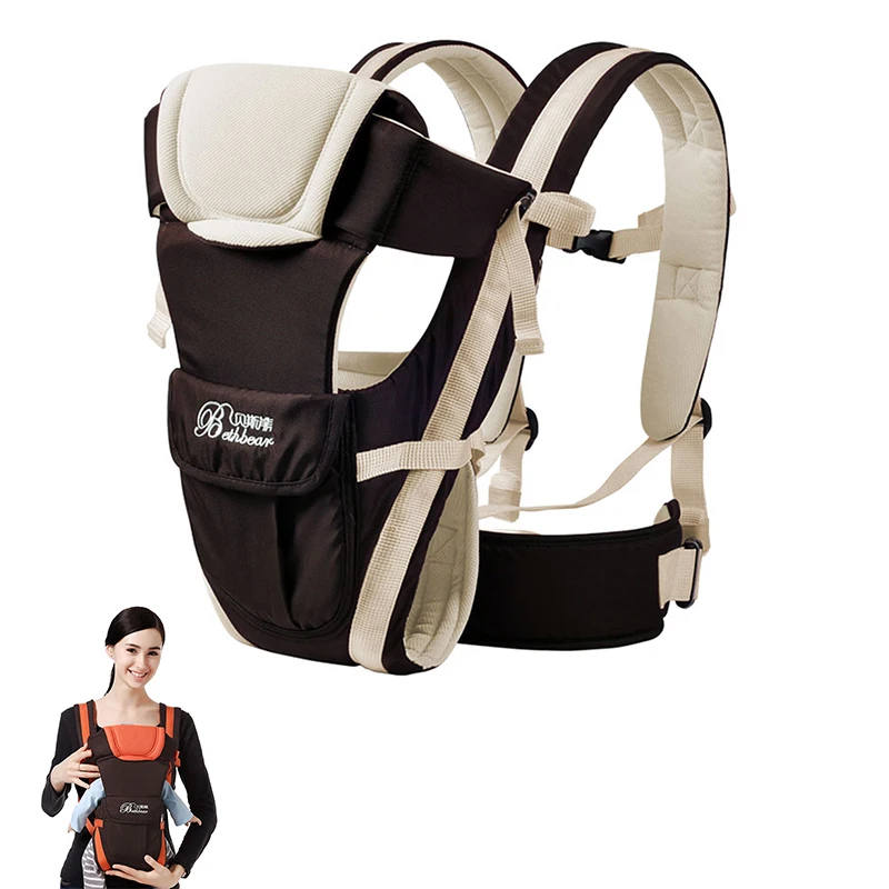 0 24 Months Breathable Front Facing Baby Carrier Infants Baby Sling