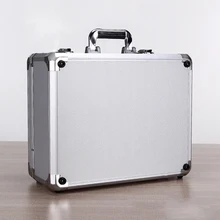 450*360*200mm Tool Box Aluminum Alloy Hardware Toolbox Large Capacity Tool Case Suitcase File Box Portable Storage Case