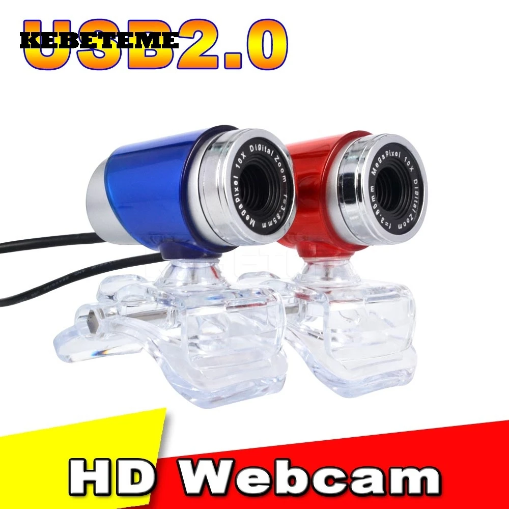 

KEBETEME New HD 30 Mega Pixel Web Cam Camera USB 2.0 Web Cam 30M PC HD Webcam Camera for PC Laptop Notebook