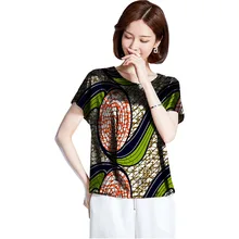 Для женщин модные африканские Стиль печати Топы Дашики одежда в африканском стиле Праздничная Футболка с принтом Анкара Африки женская одежда по индивидуальному заказу